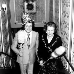 Ken Dodd and Margaret Thatcher 1980 Print Ken Dodd and Margaret Thatcher 1980 Print