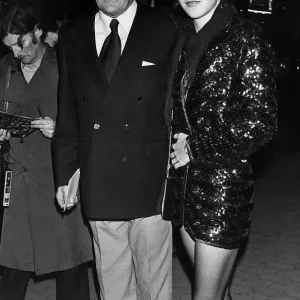 Denholm Elliott with Daughter Jennifer Print 1983 Denholm Elliott with Daughter Jennifer Print 1983