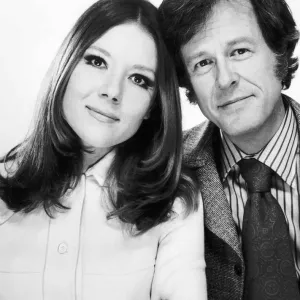 Robert Culp Attore con Diana Rigg Attrice Robert Culp Attore con Diana Rigg Attrice