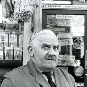 Ronnie Barker as Arkwright in Open All Hours Print, 1985 Ronnie Barker as Arkwright in Open All Hours Print, 1985
