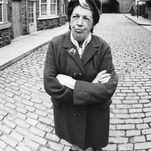 Fanny Carby as Amy Burton Coronation Street Print 1987 Fanny Carby as Amy Burton Coronation Street Print 1987