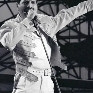 Freddie Mercury Print - St James Park, Newcastle 1986 Freddie Mercury Print - St James Park, Newcastle 1986
