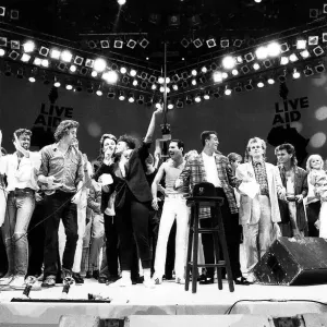 Live Aid Concert Print - Wembley Stadium 1985 Live Aid Concert Print - Wembley Stadium 1985