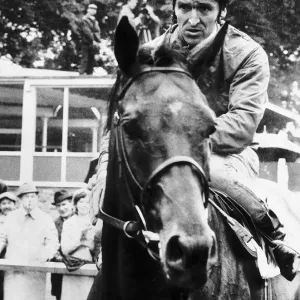 Brigadier Gerard and Joe Mercer Eclipse Stakes Print 1972 Brigadier Gerard and Joe Mercer Eclipse Stakes Print 1972