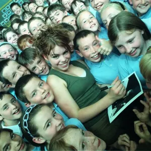 Billie Piper Signs Autographs Print, June 1998 Billie Piper Signs Autographs Print, June 1998