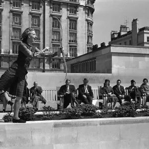 London Fashion Week 1964 Print: Tartan Skirt and Waistcoat London Fashion Week 1964 Print: Tartan Skirt and Waistcoat