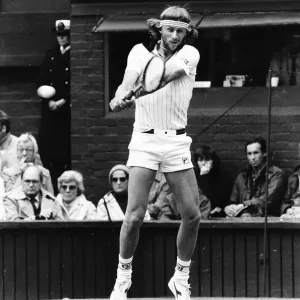Bjorn Borg in Action at 1981 Wimbledon Print (00199) Bjorn Borg in Action at 1981 Wimbledon Print (00199)