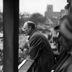 Winston Churchill at Epping Meeting Print, 21st October 1924 Winston Churchill at Epping Meeting Print, 21st October 1924