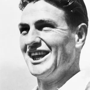 El cricketer australiano Keith Miller.