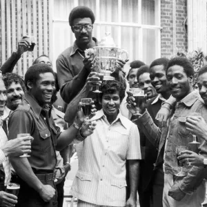 Clive Lloyd and West Indies Team World Cup Victory Print 1975 Clive Lloyd and West Indies Team World Cup Victory Print 1975