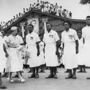 Queen Elizabeth II and Prince Philip Visit Fiji Print, December 1953 Queen Elizabeth II and Prince Philip Visit Fiji Print, December 1953