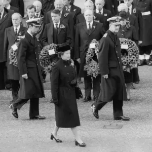 The Queen and The Duke of Edinburgh at the Cenotaph 1984 Print The Queen and The Duke of Edinburgh at the Cenotaph 1984 Print