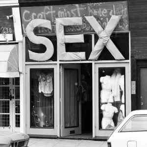 Malcolm McLaren's Sex Shop on King's Road Print 1976 Malcolm McLaren's Sex Shop on King's Road Print 1976