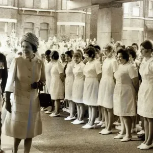 The Queen Visits Manchester Print, 23rd June 1971 The Queen Visits Manchester Print, 23rd June 1971