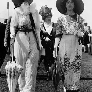 Ladies Fashions at Ascot Race Course, 1912 Print Ladies Fashions at Ascot Race Course, 1912 Print