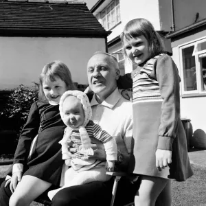 Bill Shankly at Home Print - 29th April 1973 Bill Shankly at Home Print - 29th April 1973