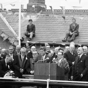 John F Kennedy in Wexford, 27th June 1963 Print