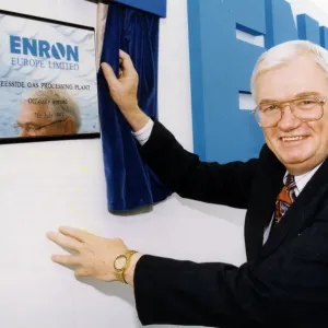 Enron Teesside Gas Processing Plant Opening Print 1993 Enron Teesside Gas Processing Plant Opening Print 1993