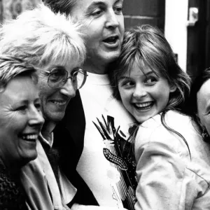 Paul McCartney on Bread Print, Liverpool 1988 Paul McCartney on Bread Print, Liverpool 1988