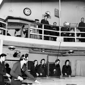 RAF Operations Room, Bentley Priory, June 1941 Print RAF Operations Room, Bentley Priory, June 1941 Print