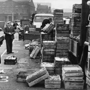 Mercado del Norte Cazneau Street, Liverpool, Merseyside. Circa 1960