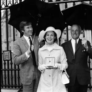 Moira Anderson OBE Investiture Print, 14th July 1970 Moira Anderson OBE Investiture Print, 14th July 1970