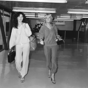 Lyn Paul, Singer, pictured at London Heathrow Airport, 30th September 1979 Lyn Paul, Singer, pictured at London Heathrow Airport, 30th September 1979