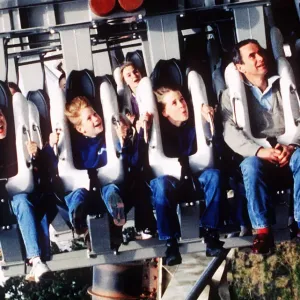 Princess diana and sons Prince harry and Prince william at Alton Towers Princess diana and sons Prince harry and Prince william at Alton Towers
