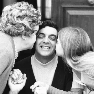 Frankie Vaughan Meets Youngest and Oldest Fans Print 00973