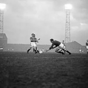 Manchester United v Leicester City 1957 Old Trafford Print