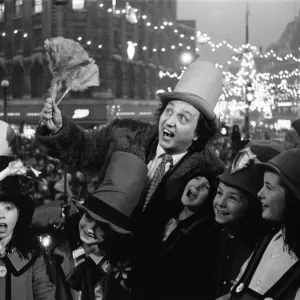 Ken Dodd with Diddymen Switch On Print 1970 Ken Dodd with Diddymen Switch On Print 1970