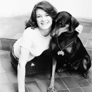Lisa Vanderpump and Hannah on Killers Moon Print 1978 Lisa Vanderpump and Hannah on Killers Moon Print 1978