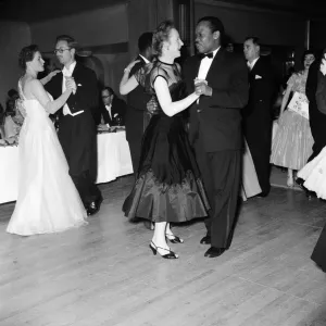 Seretse Khama and Ruth Williams at 1955 Charity Ball Print Seretse Khama and Ruth Williams at 1955 Charity Ball Print