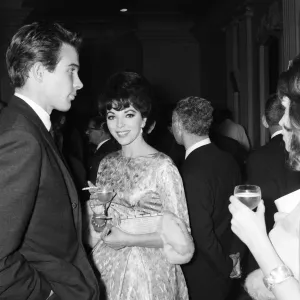 Joan Collins at Jackie Collins' 1960 Wedding Print Joan Collins at Jackie Collins' 1960 Wedding Print