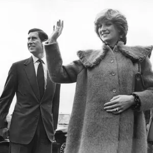 Princess Diana and Prince Charles in Newcastle 1982 Print Princess Diana and Prince Charles in Newcastle 1982 Print