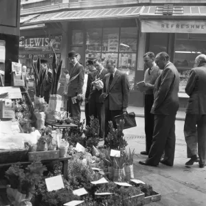 Leadenhall Market Seed Shop Print, 12th March 1954