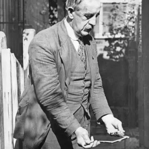 Mr Samuel Bloor Water Diviner Print, Okengates 1938 Mr Samuel Bloor Water Diviner Print, Okengates 1938