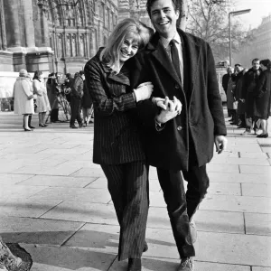 Julie Christie and Dirk Bogarde Print, 5th January 1965 Julie Christie and Dirk Bogarde Print, 5th January 1965
