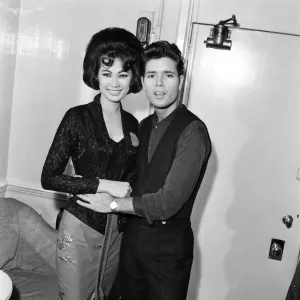 Cliff Richard Meets Miss Malaysia Catherine Loh, 1963 Print Cliff Richard Meets Miss Malaysia Catherine Loh, 1963 Print