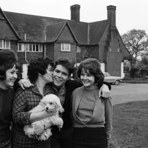 Cliff Richard at Upper Nazeing Mansion Print 1963 Cliff Richard at Upper Nazeing Mansion Print 1963