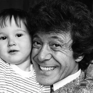 Lionel Blair at Home with Son Print, 19th October 1983 Lionel Blair at Home with Son Print, 19th October 1983