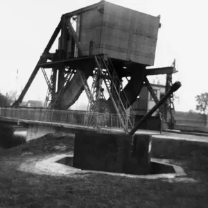 Horsa Bridge - Pont de Ranville Print, Normandy circa 1944 Horsa Bridge - Pont de Ranville Print, Normandy circa 1944