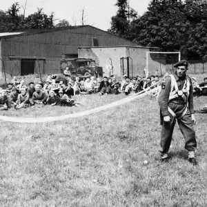 Paratroop Demonstration Print, 15th June 1944 Paratroop Demonstration Print, 15th June 1944