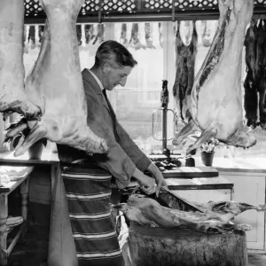 Mr. H.W. Butcher, Orpington Family Butcher Print 1935 Mr. H.W. Butcher, Orpington Family Butcher Print 1935