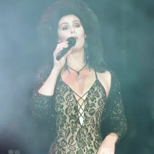 Cher Performing Live Print, October 1990 Cher Performing Live Print, October 1990