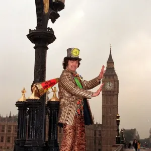 SCREAMING LORD SUTCH Print - 16 October 1991 Westminster London Photo SCREAMING LORD SUTCH Print - 16 October 1991 Westminster London Photo