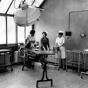 Birmingham Women's Hospital Equipment Move Print, 1969 Birmingham Women's Hospital Equipment Move Print, 1969