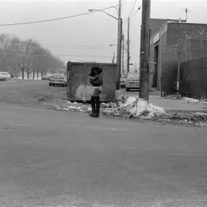 New York Street Scene Print, 1981 New York Street Scene Print, 1981