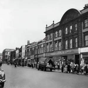 Church Street Print, St Helens, 25th August 1958 Church Street Print, St Helens, 25th August 1958