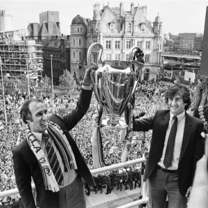 Aston Villa European Champions Parade Print Aston Villa European Champions Parade Print